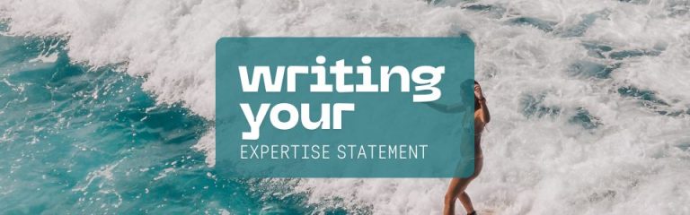 Writing your expertise statement